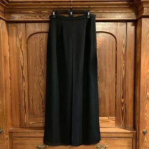 Vintage black chiffon overlay palazzo pants 12